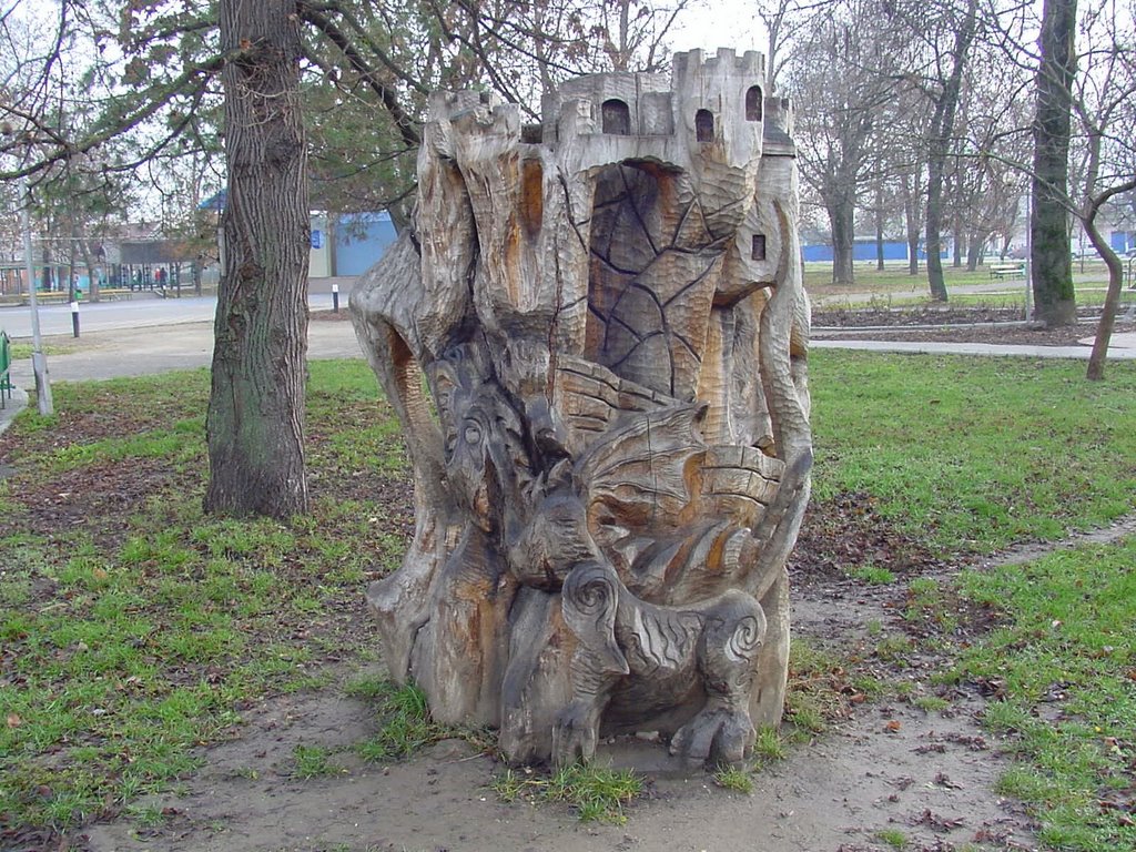 Hand work in Central Park - Belorechensk