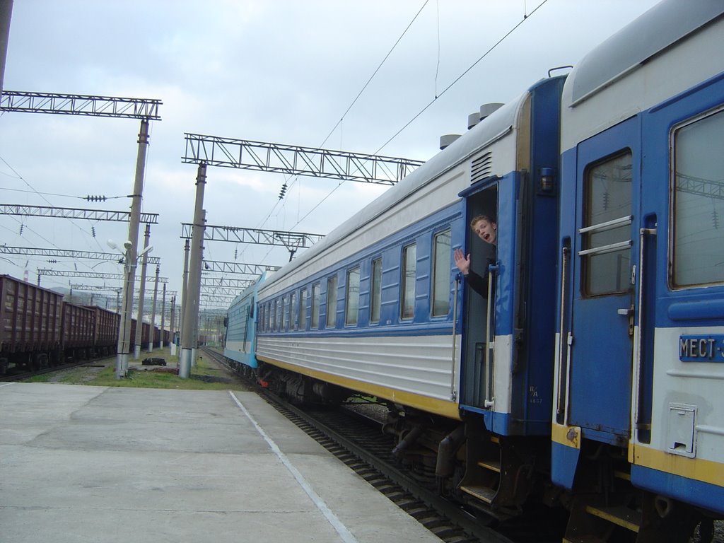 Поезд в Тоннельной в Москву