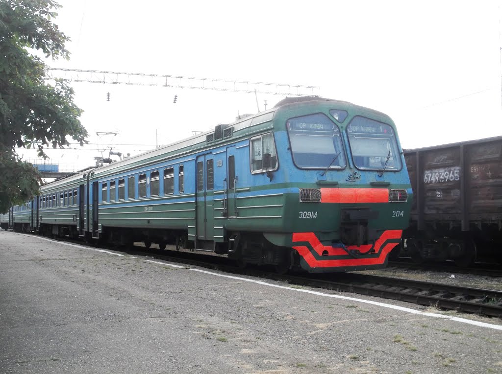 ЭП переменного тока ЭД9М на тупиком пути