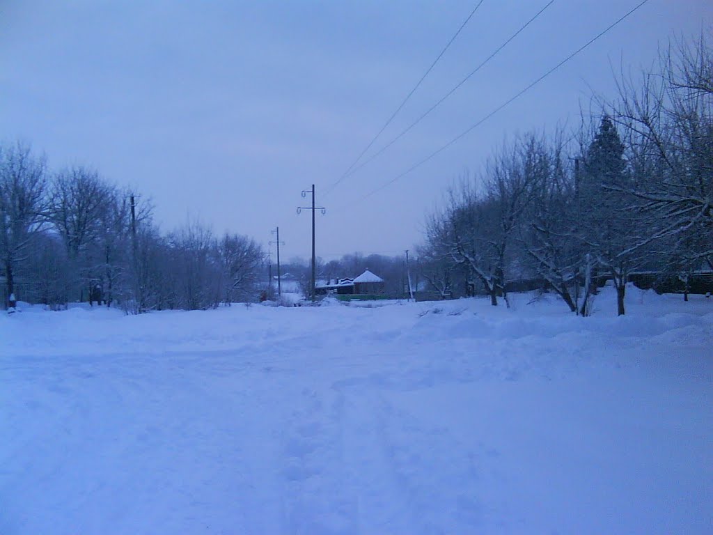 Улица Лермонтова(зимой)