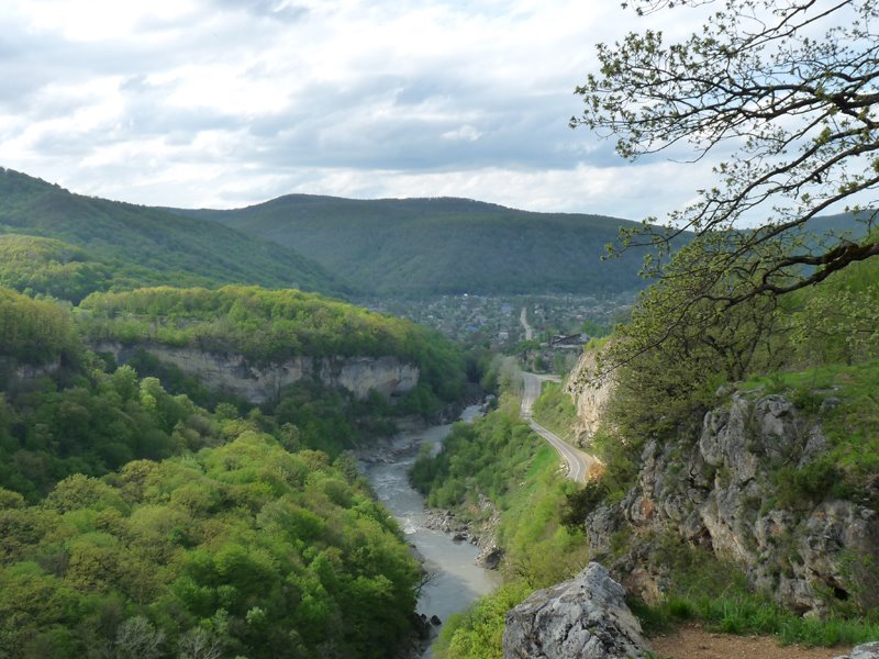 Посёлок Каменномостский (Хаджох). Village Kamennomostskiy (Hadzhoh).