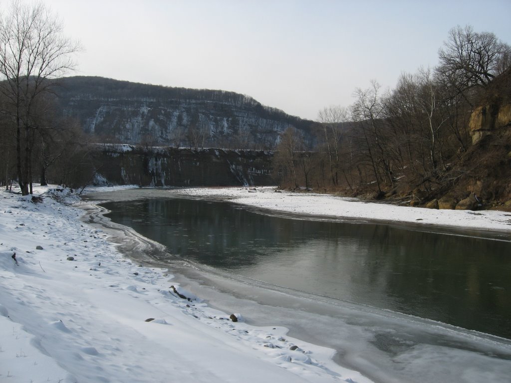The place of GUSINKA on river BELAIA