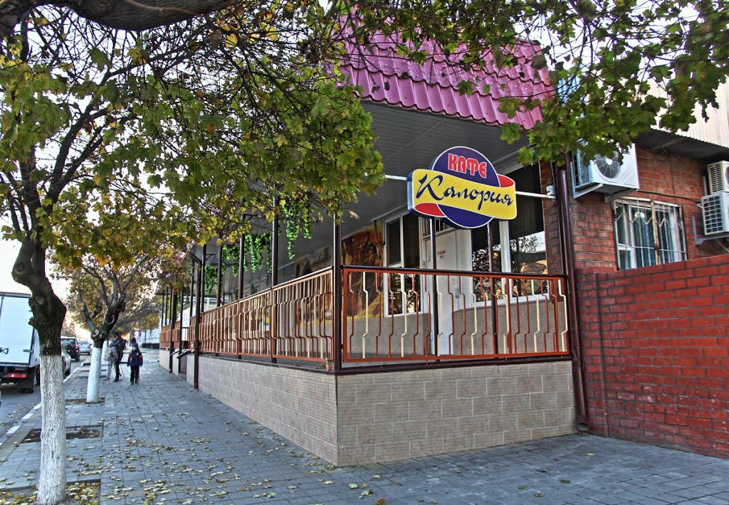 Кафе "Калория" в центре Каневской. 15.11.2012 г.