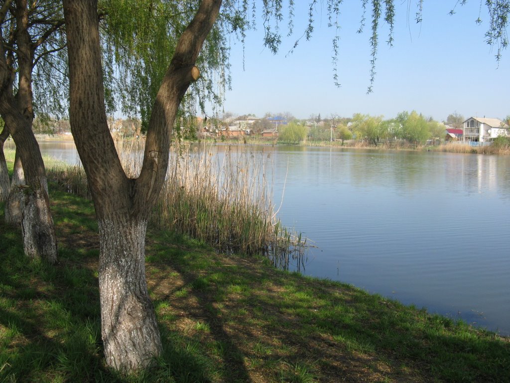 Парк у реки, город Кореновск