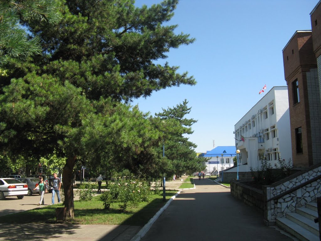 Кореновск, июнь 2010. Здание администрации.