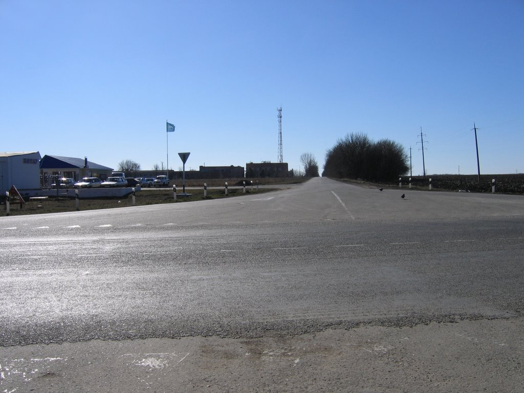 Въезд в Крыловскую