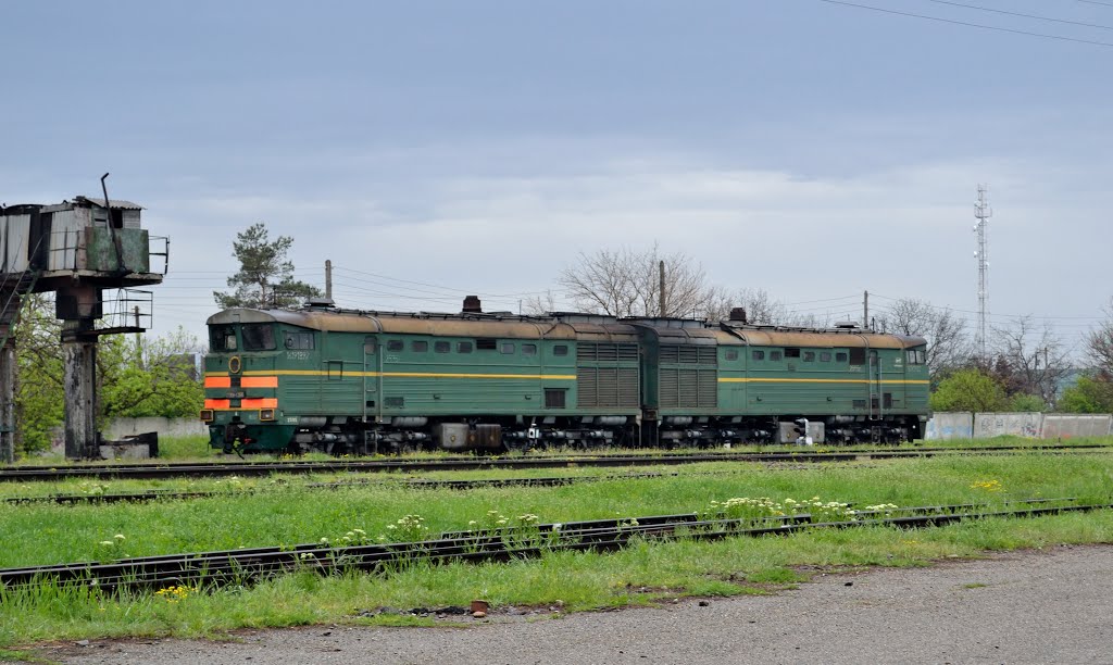 Тепловоз 2ТЭ10МК-2595 / The diesel loco