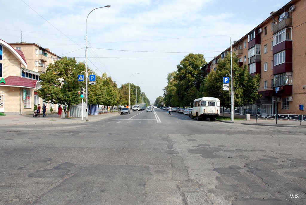 Перекресток на Краснооктябрьской. Фото Виктора Белоусова.
