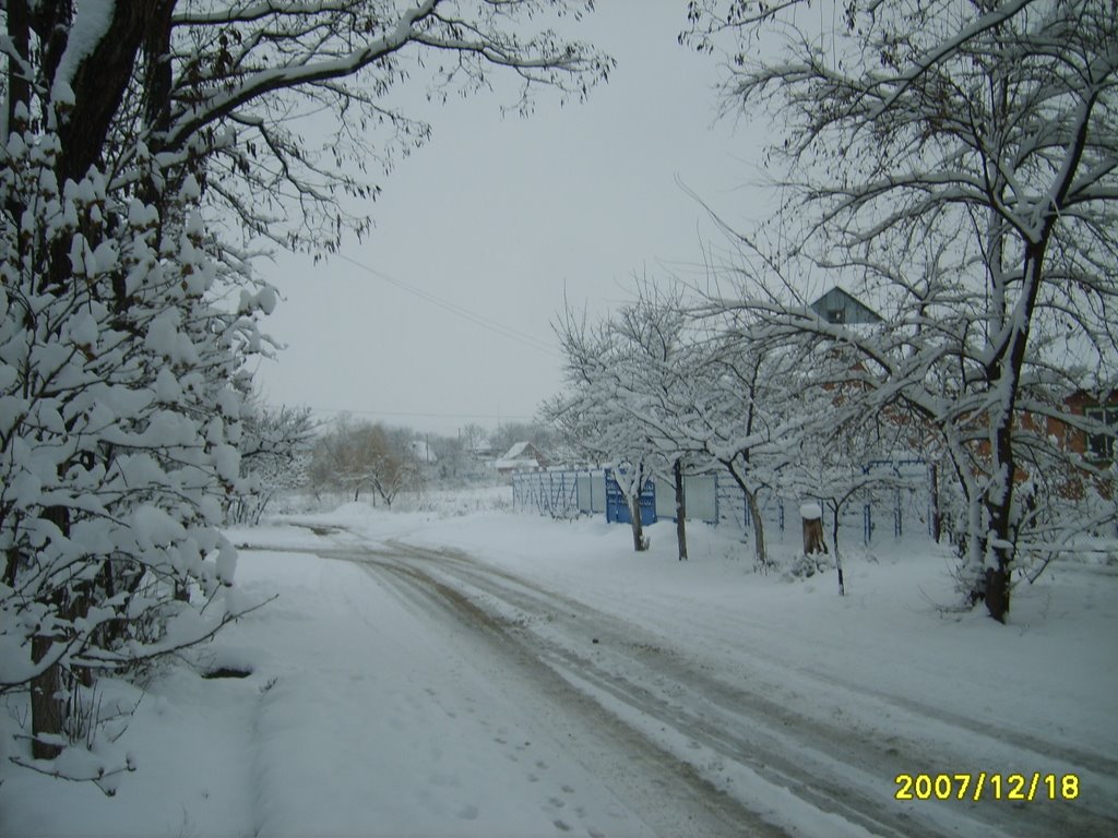 Зимний день на ул.Кизиловой
