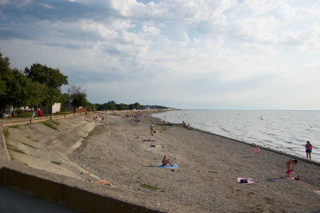 пляж Приморско-Ахтарск