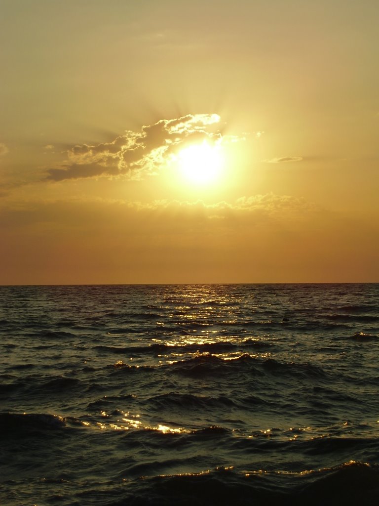 Sunset above Black Sea