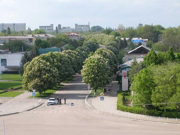 Вид на ул.Первомайскую из Дворца Культуры