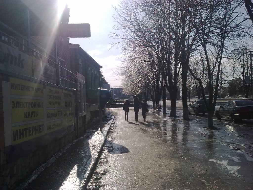 Улица Первомайская зимой 2010г.