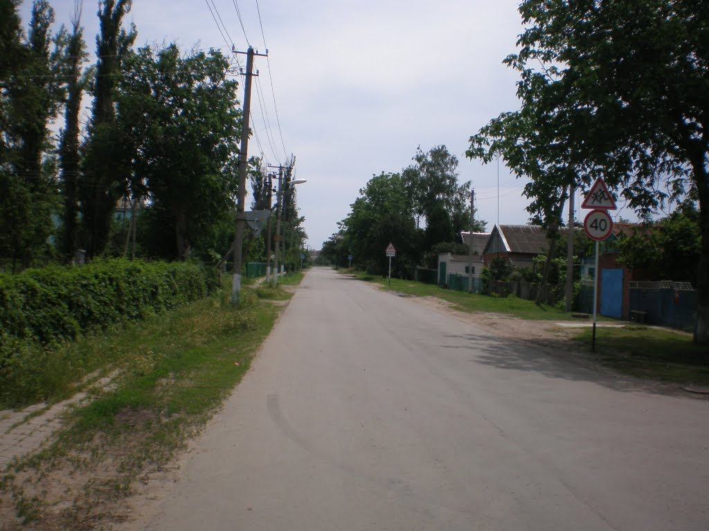 Перекрёсток Ленина и Красная. Вид на ул.Ленина