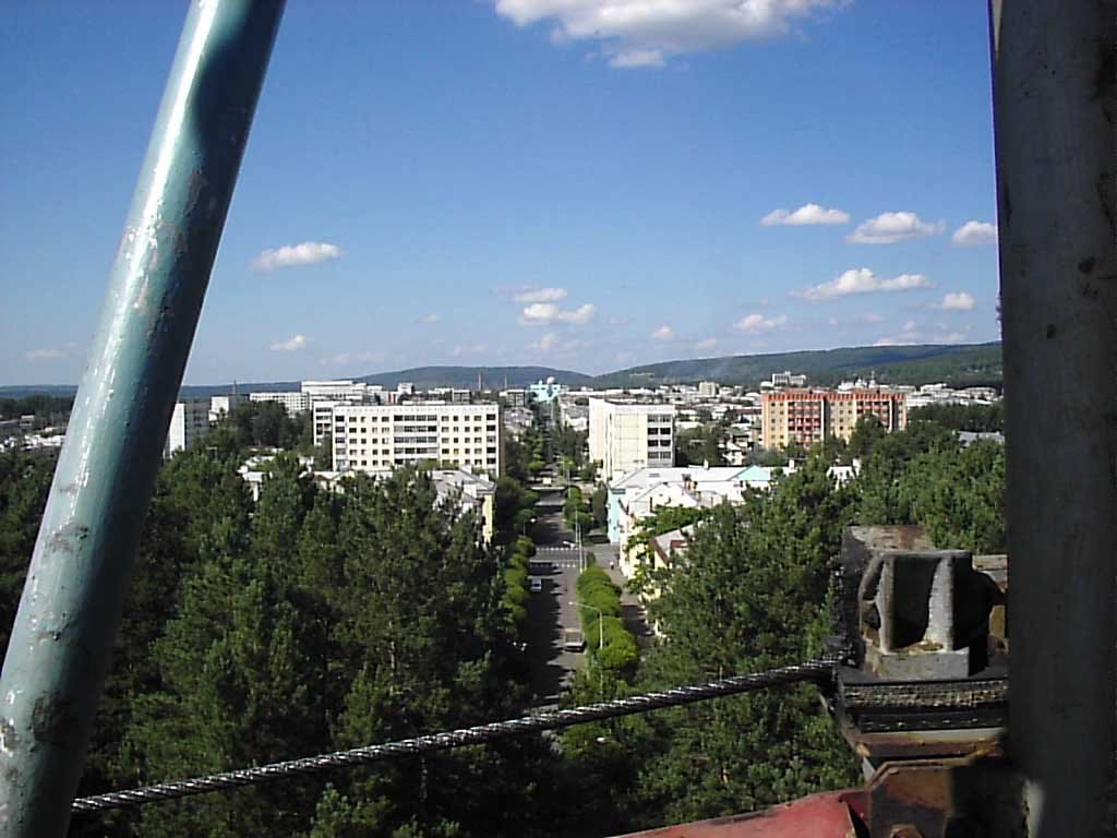 С колеса обозрения