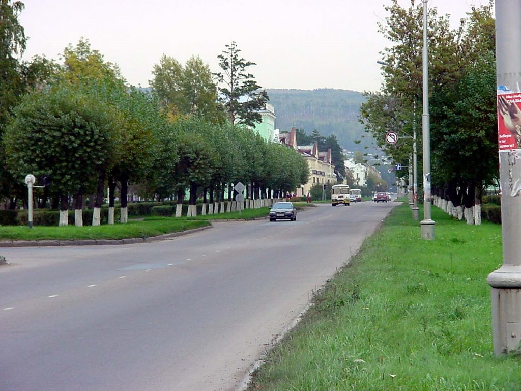 Въезд в город