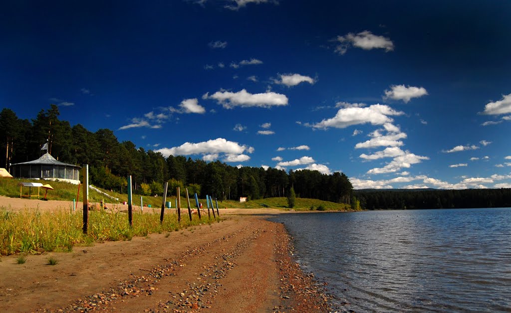 Городской пляж.