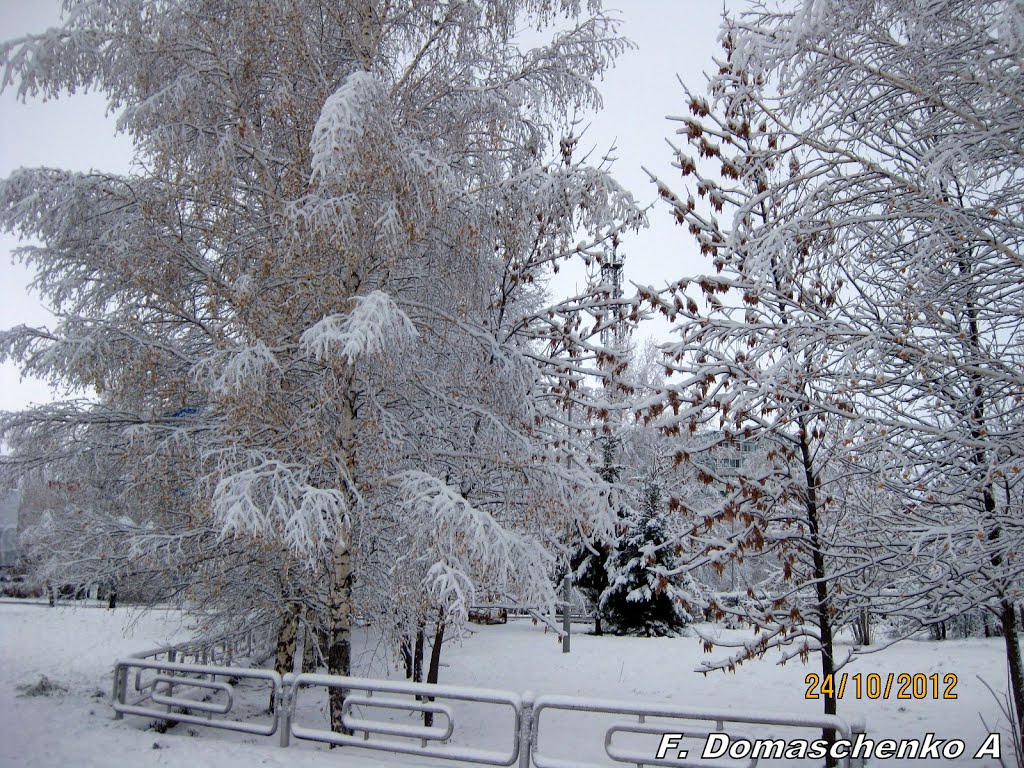 Зима в г Шарыпово