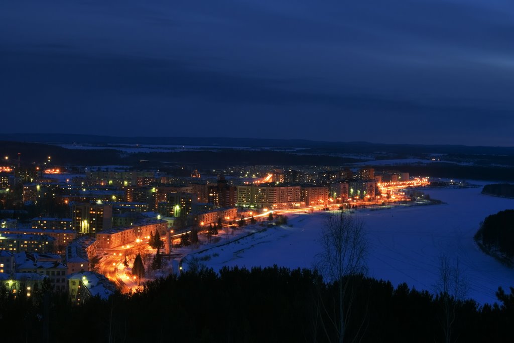 Higth Zelenjgorsk, a kind from a hill