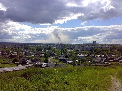Вид на город с Березовой рощи