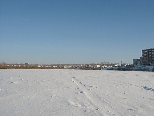 Вид на город с р.Чулым