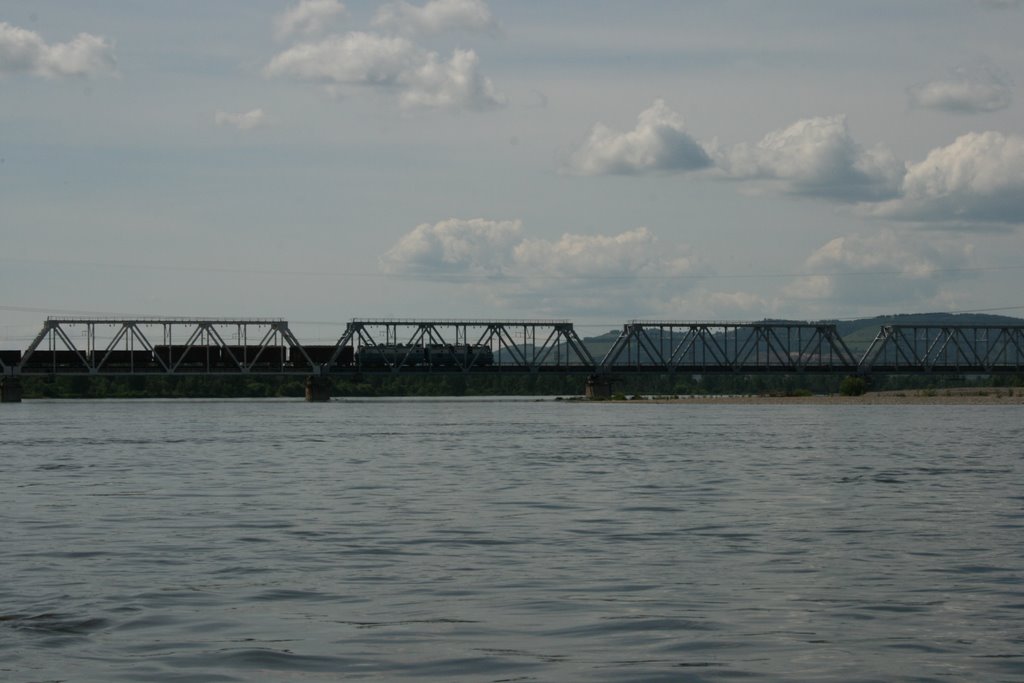 Railroad bridge in Kuragino