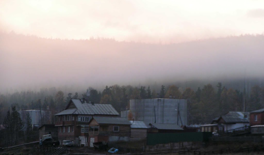 Богучаны. Осеннее утро. Восход.
