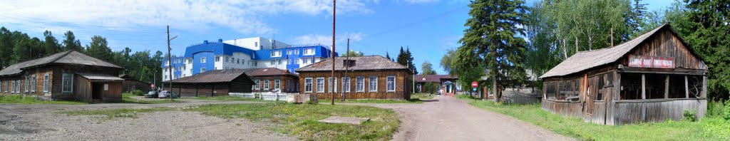 Панорама. Большая Мурта. Районная больница.