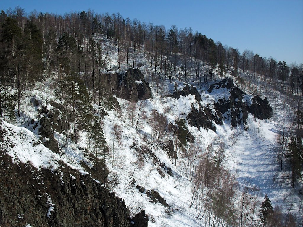 Скалы на Дивногорской видовке