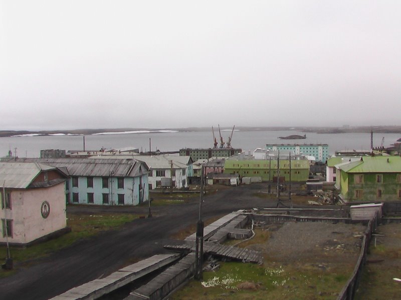 поселок в августе