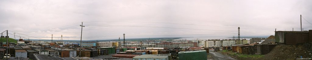 Dudinka City Panorama, Dudinka, July 2007