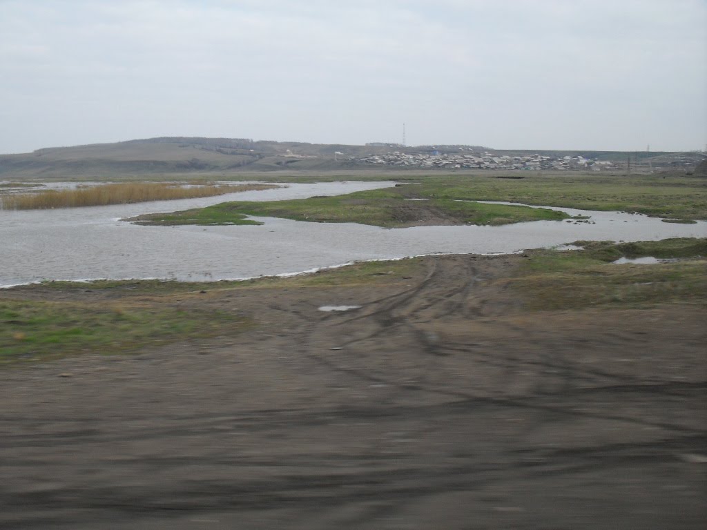 река Кача вне русла