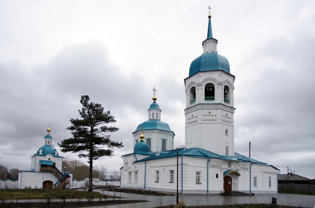 Спасский собор Спасо-Преображенского мужского монастыря в г. Енисейске. 1731-1756 годы.