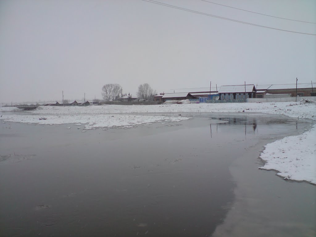 р. Ирбейчик по весне