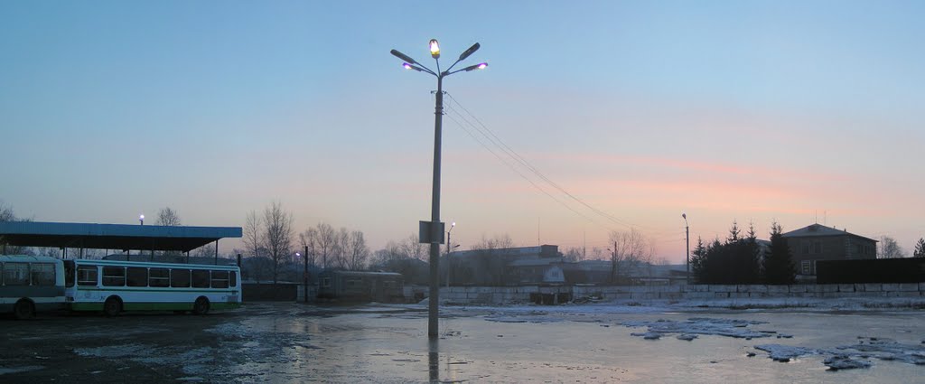 Panorama. Sunrise. Канск. Автовокзал.