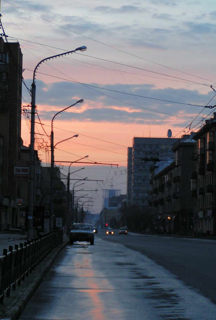 Early morning. Krasnjiarsk.