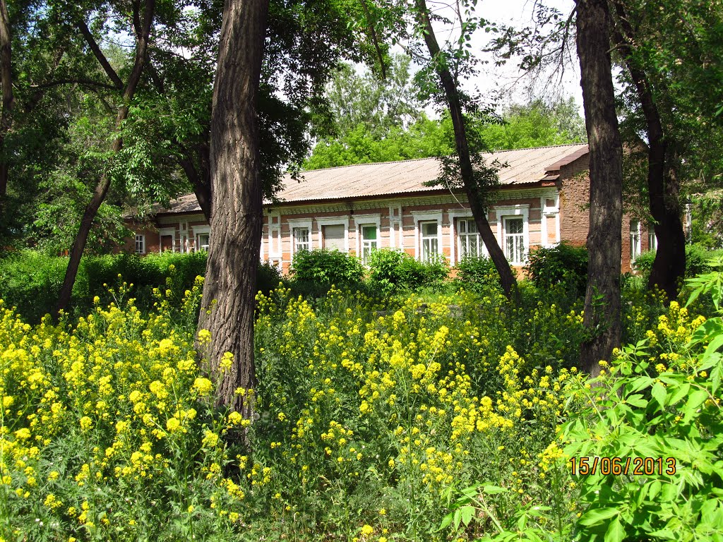 City garden of Minusinsk