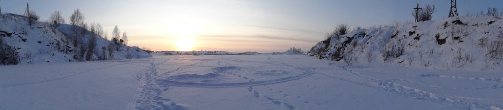 о.Сливное. Зима. _2012/01/03_