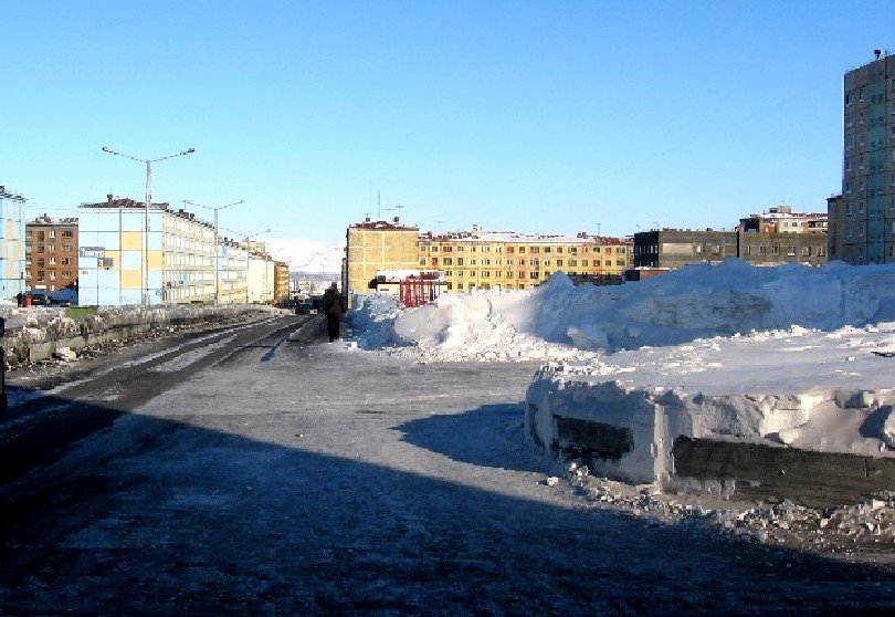 Norilsk in the winter, Russia