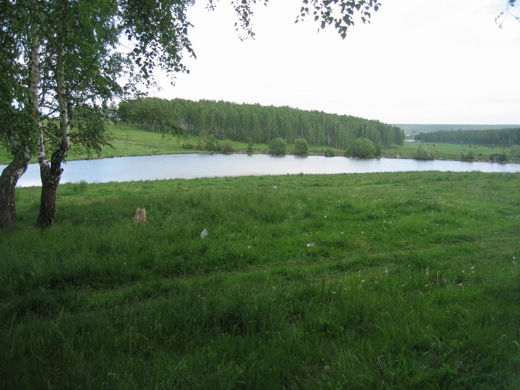 Small lake near Uyar town