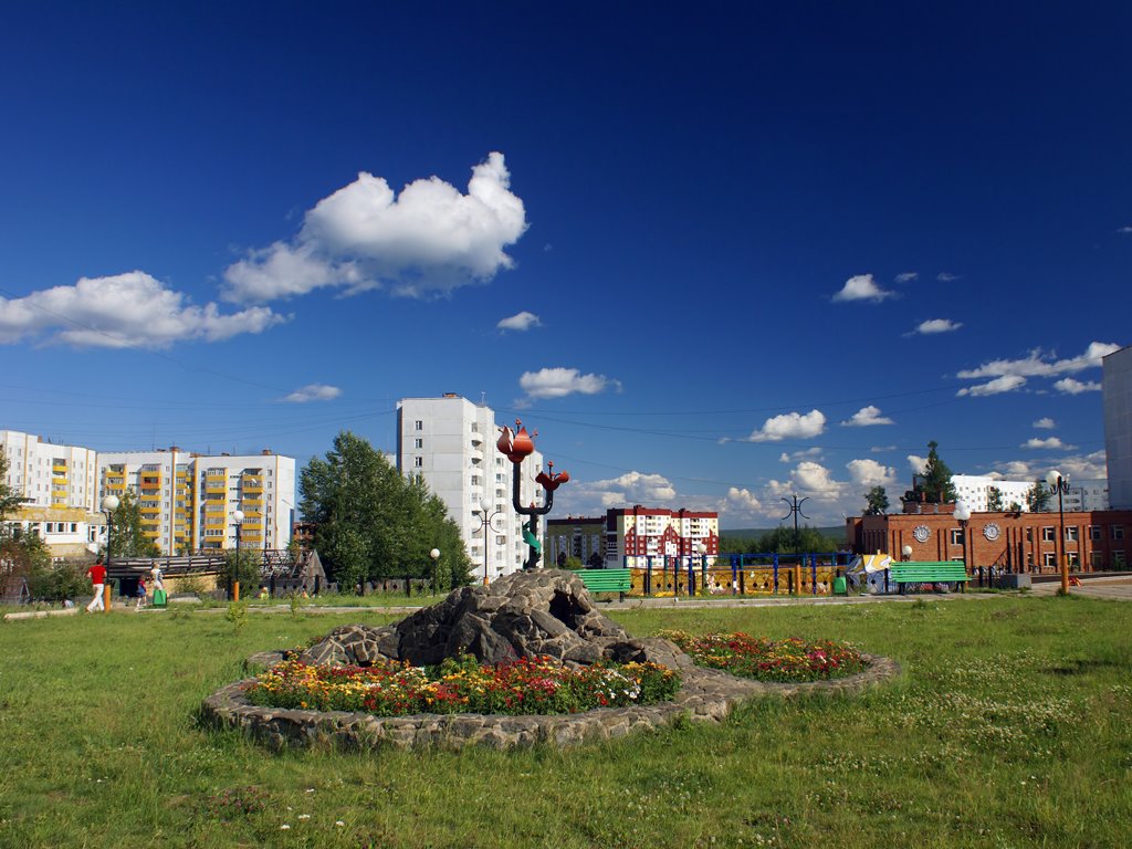 Металлокаменный цветок