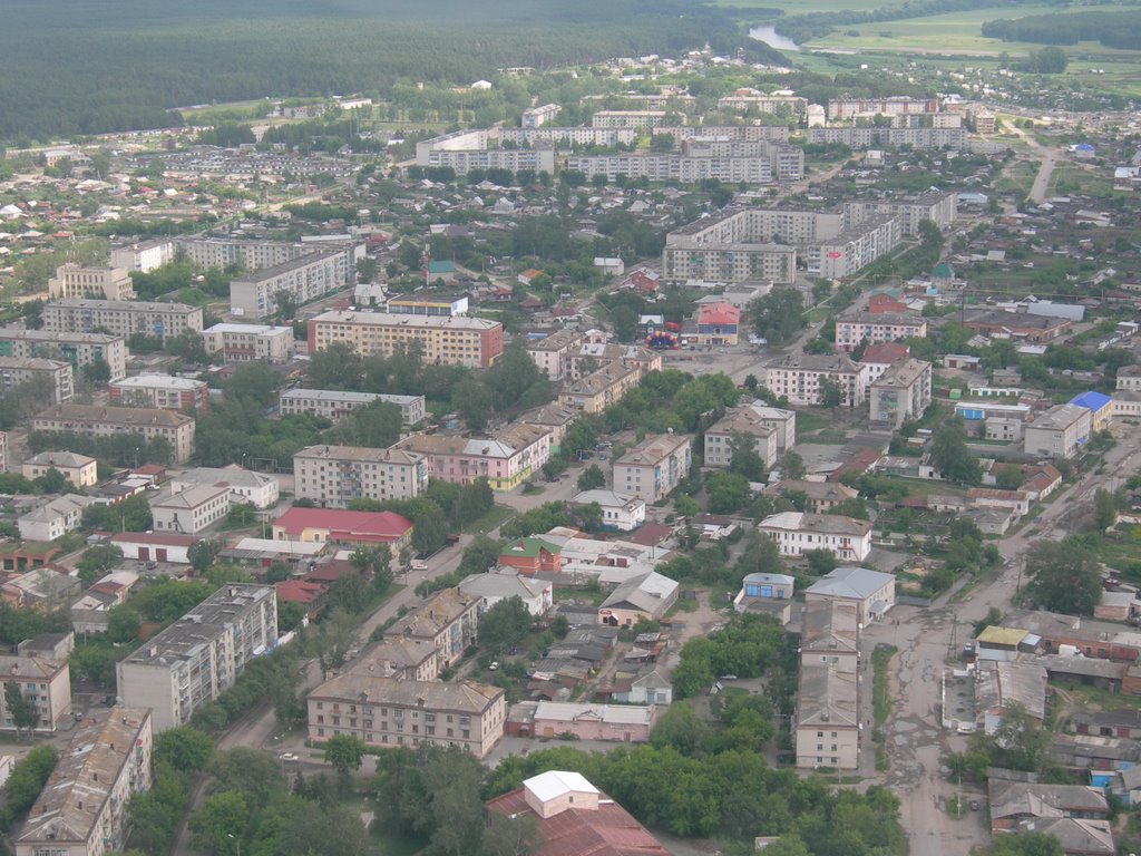 Катайск с высоты птичьего полёта