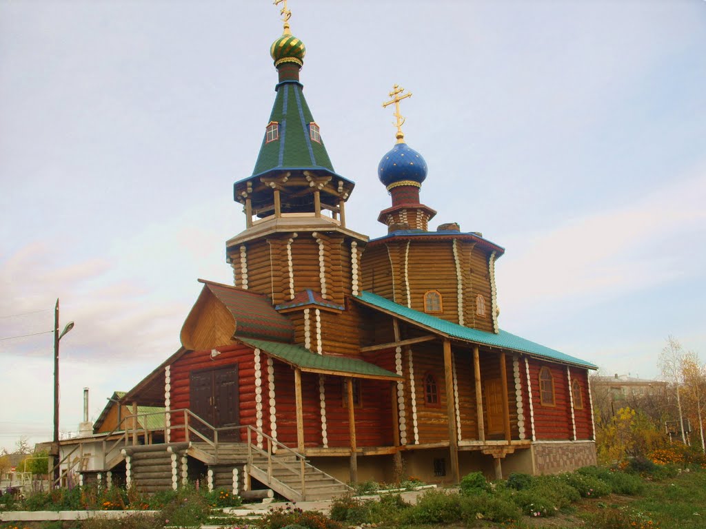 Катайск, деревянный храм.