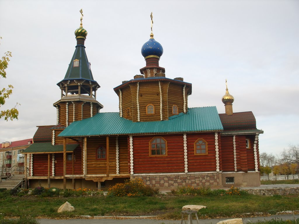 Катайск, деревянный храм.