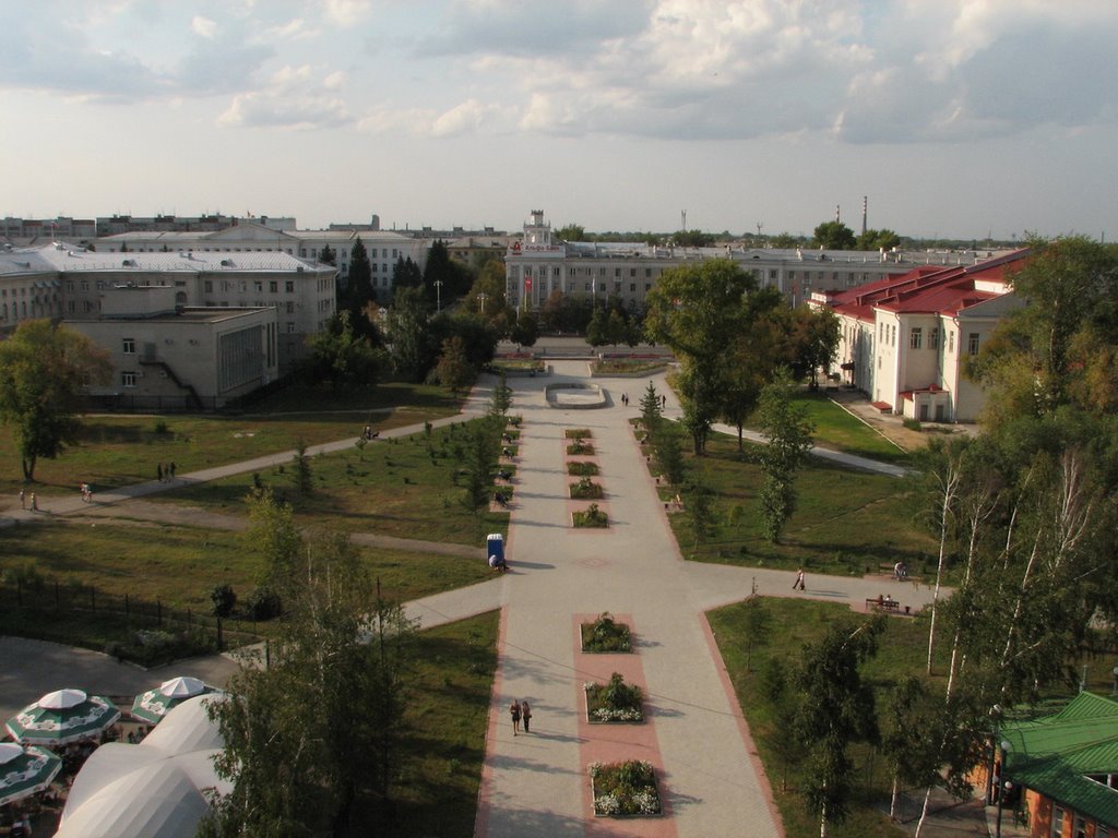 Вид с колеса обозрения