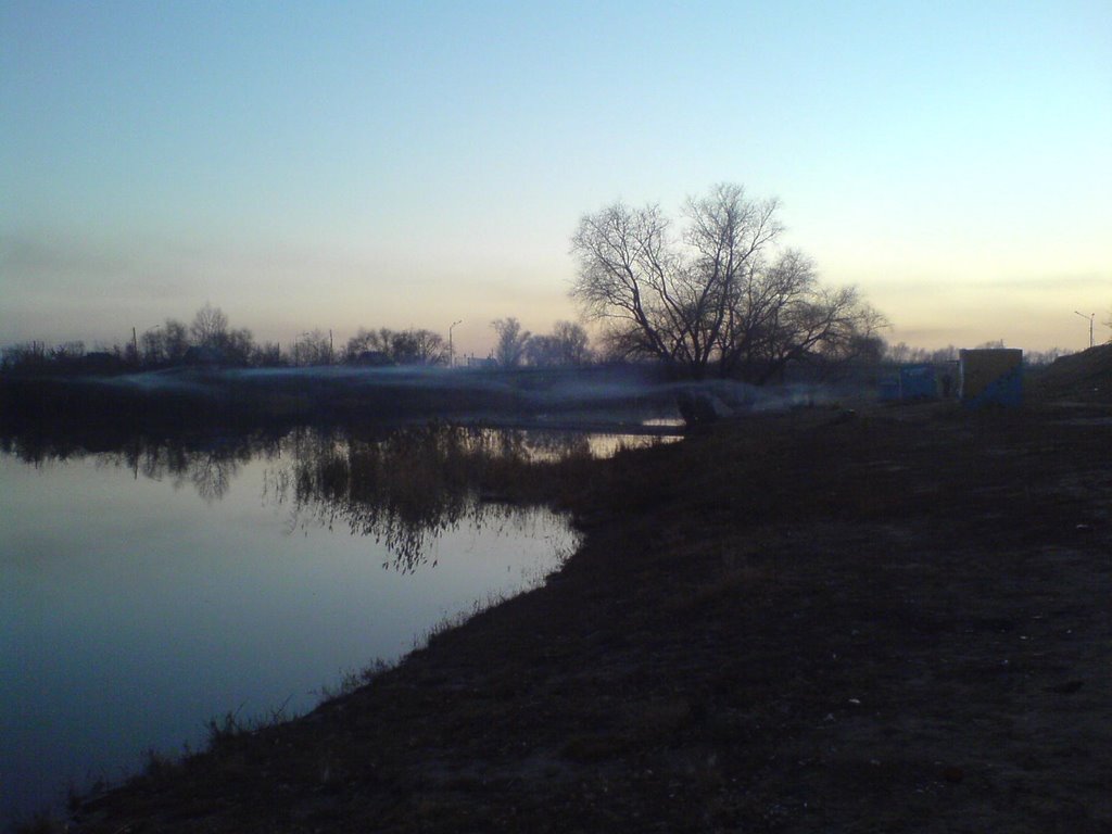Пляж у Кировского моста