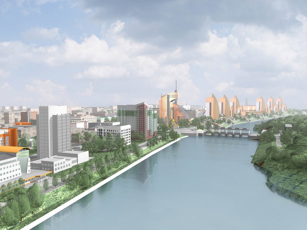 Курган в 2025 году Вид на Дамбу