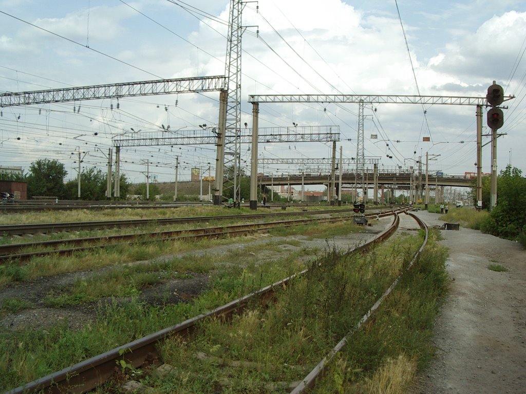 2003 Курган. Жд пути / Kurgan. Railway line towards the east