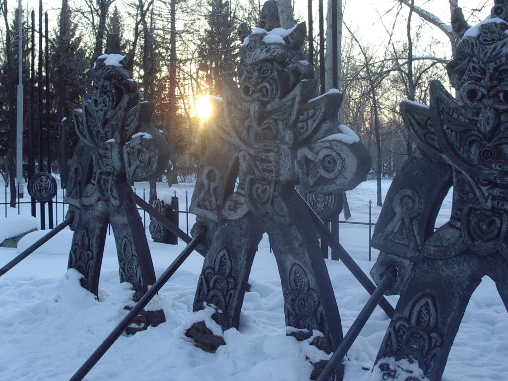 2005 Курган. Памяти Чингисхана и Батыя / Kurgan. Tatar-Mongols