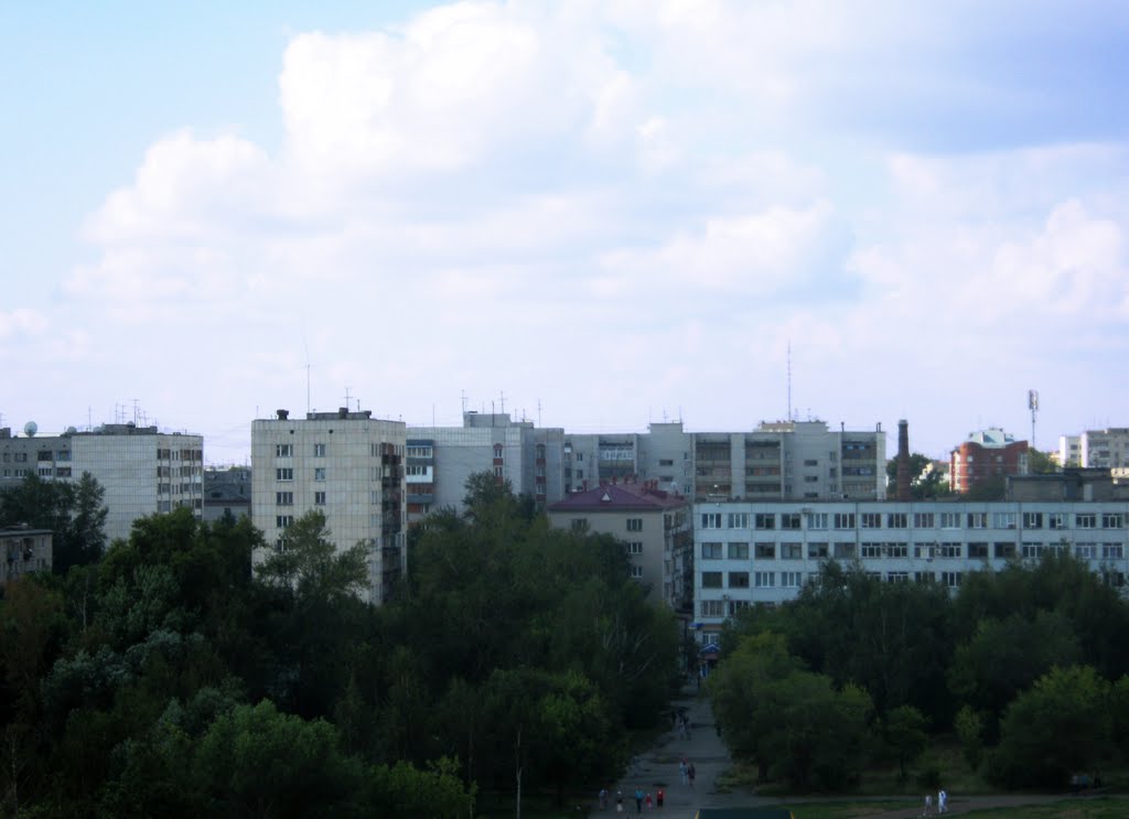 Вид с колеса обозрения